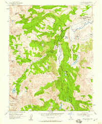 Pickel Meadow California Historical topographic map, 1:24000 scale, 7.5 X 7.5 Minute, Year 1954