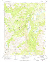 Pickel Meadow California Historical topographic map, 1:24000 scale, 7.5 X 7.5 Minute, Year 1954