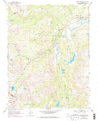 Pickel Meadow California Historical topographic map, 1:24000 scale, 7.5 X 7.5 Minute, Year 1954