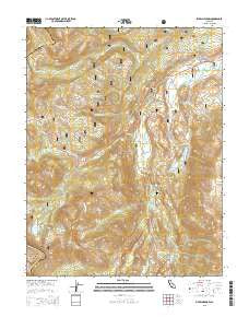 Pickel Meadow California Current topographic map, 1:24000 scale, 7.5 X 7.5 Minute, Year 2015