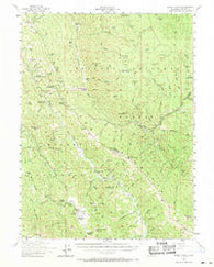 Pickett Peak California Historical topographic map, 1:62500 scale, 15 X 15 Minute, Year 1954