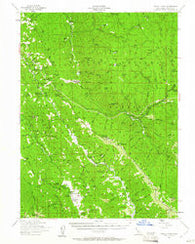 Pickett Peak California Historical topographic map, 1:62500 scale, 15 X 15 Minute, Year 1954