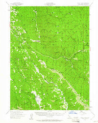 Pickett Peak California Historical topographic map, 1:62500 scale, 15 X 15 Minute, Year 1954