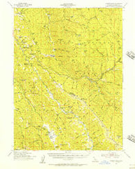 Pickett Peak California Historical topographic map, 1:62500 scale, 15 X 15 Minute, Year 1954
