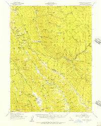 Pickett Peak California Historical topographic map, 1:62500 scale, 15 X 15 Minute, Year 1954
