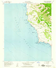 Piedras Blancas California Historical topographic map, 1:24000 scale, 7.5 X 7.5 Minute, Year 1959
