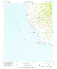 Piedras Blancas California Historical topographic map, 1:24000 scale, 7.5 X 7.5 Minute, Year 1959