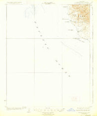 Piedras Blancas California Historical topographic map, 1:62500 scale, 15 X 15 Minute, Year 1927