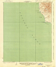 Piedras Blancas California Historical topographic map, 1:62500 scale, 15 X 15 Minute, Year 1927
