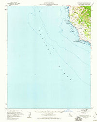 Piedras Blancas California Historical topographic map, 1:62500 scale, 15 X 15 Minute, Year 1959