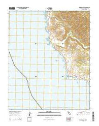 Piedras Blancas California Current topographic map, 1:24000 scale, 7.5 X 7.5 Minute, Year 2015