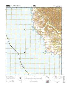 Piedras Blancas California Current topographic map, 1:24000 scale, 7.5 X 7.5 Minute, Year 2015