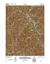 Piercy California Historical topographic map, 1:24000 scale, 7.5 X 7.5 Minute, Year 2012