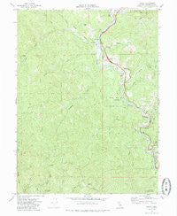 Piercy California Historical topographic map, 1:24000 scale, 7.5 X 7.5 Minute, Year 1969