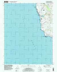 Pigeon Point California Historical topographic map, 1:24000 scale, 7.5 X 7.5 Minute, Year 1998