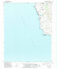 Pigeon Point California Historical topographic map, 1:24000 scale, 7.5 X 7.5 Minute, Year 1991