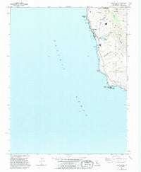 Pigeon Point California Historical topographic map, 1:24000 scale, 7.5 X 7.5 Minute, Year 1991