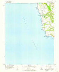 Pigeon Point California Historical topographic map, 1:24000 scale, 7.5 X 7.5 Minute, Year 1955