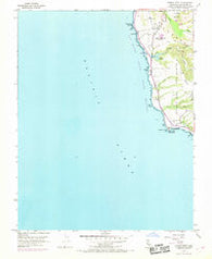 Pigeon Point California Historical topographic map, 1:24000 scale, 7.5 X 7.5 Minute, Year 1955