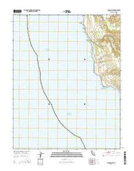 Pigeon Point California Current topographic map, 1:24000 scale, 7.5 X 7.5 Minute, Year 2015