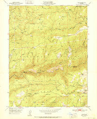 Pike California Historical topographic map, 1:24000 scale, 7.5 X 7.5 Minute, Year 1951