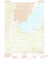 Pikes Point California Historical topographic map, 1:24000 scale, 7.5 X 7.5 Minute, Year 1983