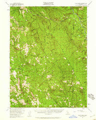 Pilot Creek California Historical topographic map, 1:62500 scale, 15 X 15 Minute, Year 1951