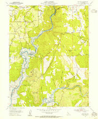 Pilot Hill California Historical topographic map, 1:24000 scale, 7.5 X 7.5 Minute, Year 1954