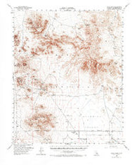 Pilot Knob California Historical topographic map, 1:62500 scale, 15 X 15 Minute, Year 1954