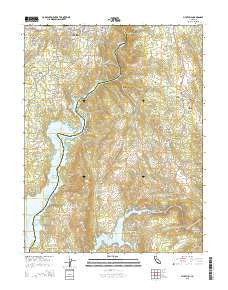Pilot Hill California Current topographic map, 1:24000 scale, 7.5 X 7.5 Minute, Year 2015