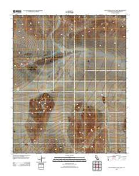 Pilot Knob Valley East California Historical topographic map, 1:24000 scale, 7.5 X 7.5 Minute, Year 2012