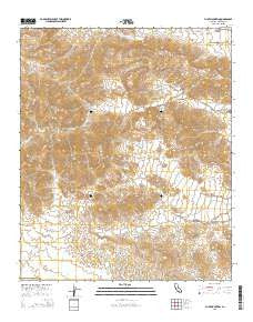 Pilot Mountain California Current topographic map, 1:24000 scale, 7.5 X 7.5 Minute, Year 2015