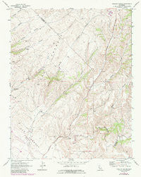 Pinalito Canyon California Historical topographic map, 1:24000 scale, 7.5 X 7.5 Minute, Year 1969