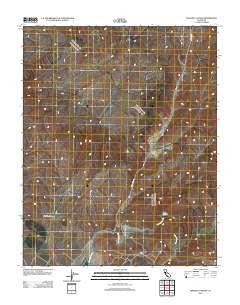 Pinalito Canyon California Historical topographic map, 1:24000 scale, 7.5 X 7.5 Minute, Year 2012