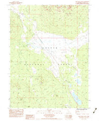 Pine Creek Valley California Historical topographic map, 1:24000 scale, 7.5 X 7.5 Minute, Year 1983