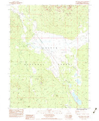 Pine Creek Valley California Historical topographic map, 1:24000 scale, 7.5 X 7.5 Minute, Year 1983