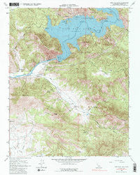 Pine Flat Dam California Historical topographic map, 1:24000 scale, 7.5 X 7.5 Minute, Year 1965