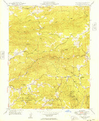 Pine Grove California Historical topographic map, 1:24000 scale, 7.5 X 7.5 Minute, Year 1949