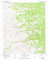 Pine Mountain California Historical topographic map, 1:24000 scale, 7.5 X 7.5 Minute, Year 1965