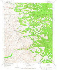 Pine Mountain California Historical topographic map, 1:24000 scale, 7.5 X 7.5 Minute, Year 1965