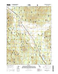 Pine Creek Valley California Current topographic map, 1:24000 scale, 7.5 X 7.5 Minute, Year 2015