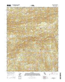 Pine Grove California Current topographic map, 1:24000 scale, 7.5 X 7.5 Minute, Year 2015