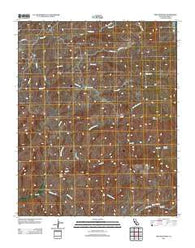 Pine Mountain California Historical topographic map, 1:24000 scale, 7.5 X 7.5 Minute, Year 2012