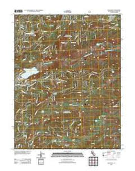 Pinecrest California Historical topographic map, 1:24000 scale, 7.5 X 7.5 Minute, Year 2012