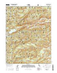 Pinecrest California Current topographic map, 1:24000 scale, 7.5 X 7.5 Minute, Year 2015