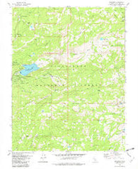 Pinecrest California Historical topographic map, 1:24000 scale, 7.5 X 7.5 Minute, Year 1979