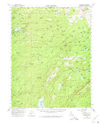 Pinecrest California Historical topographic map, 1:62500 scale, 15 X 15 Minute, Year 1956