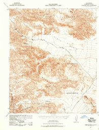 Pinkham Well California Historical topographic map, 1:62500 scale, 15 X 15 Minute, Year 1943