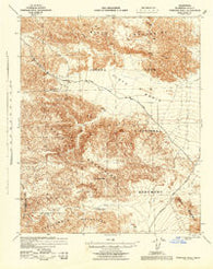 Pinkham Well California Historical topographic map, 1:62500 scale, 15 X 15 Minute, Year 1944