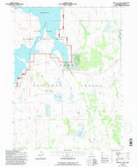 Pinnacle Lake California Historical topographic map, 1:24000 scale, 7.5 X 7.5 Minute, Year 1993